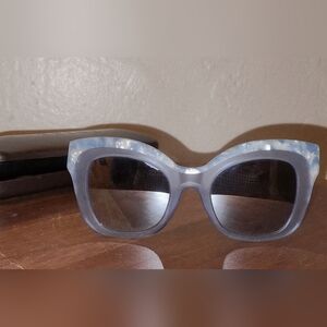 Krewe Du Optic Dauphine Sunglasses In Blue Matte